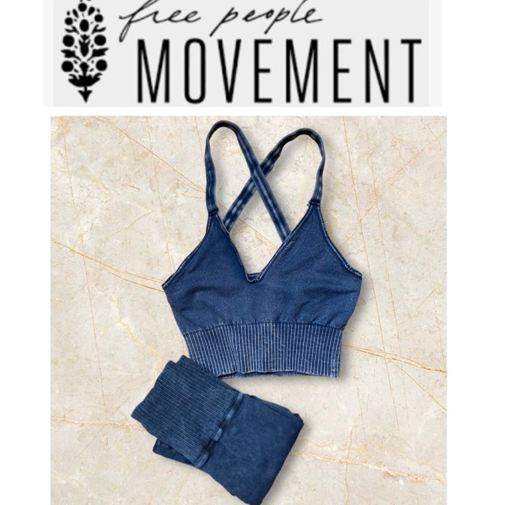 Free People Good Karma Leggings & FP Good Karma Crop Top Size XS NWOT - Picture 6 of 14